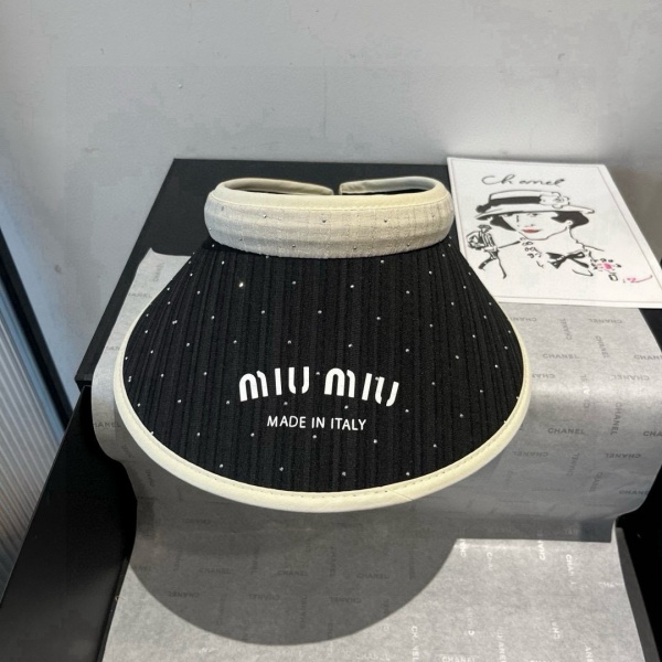MIU MIU   미우 미우  선캡  모자