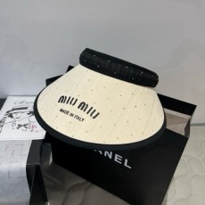 MIU MIU   미우 미우  선캡 모자